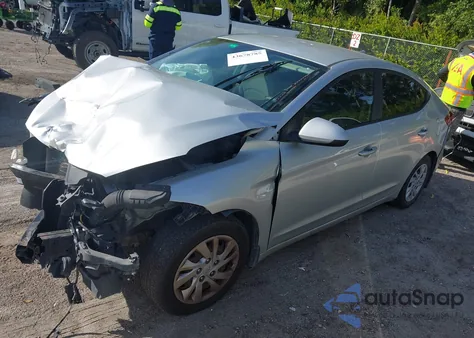 2018 Hyundai Elantra Se из США, поврежденный, VIN 5NPD74LFXJH377394